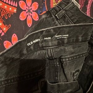 Old Navy black jeans 34x36